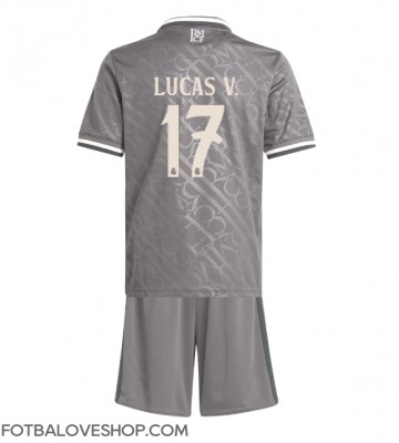 Real Madrid Lucas Vazquez #17 Dětské Alternativní Dres 2024-25 Krátký Rukáv (+ trenýrky)